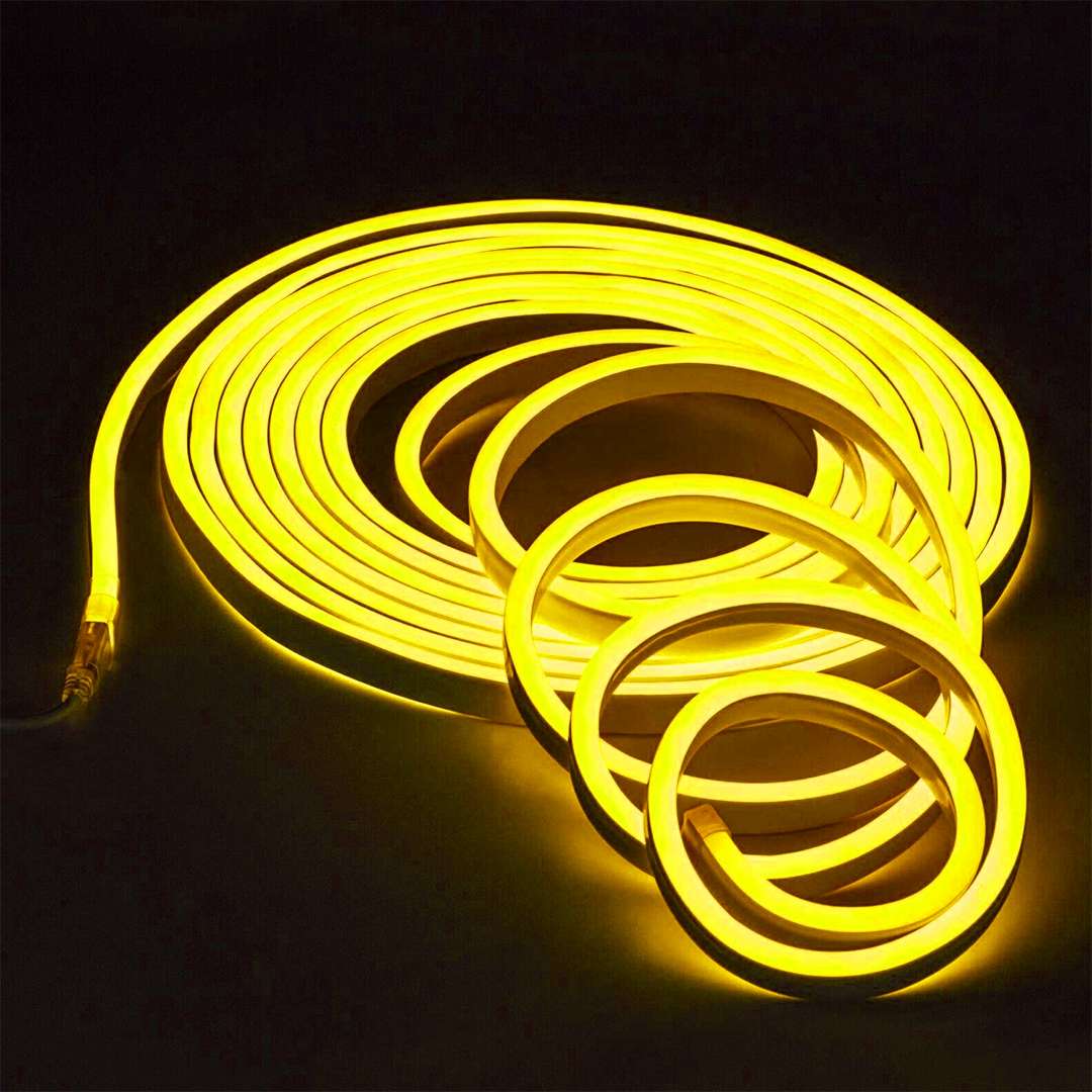 ROLLO LUZ NEON LED 5M 220V AMARILLO (JTRLED042)