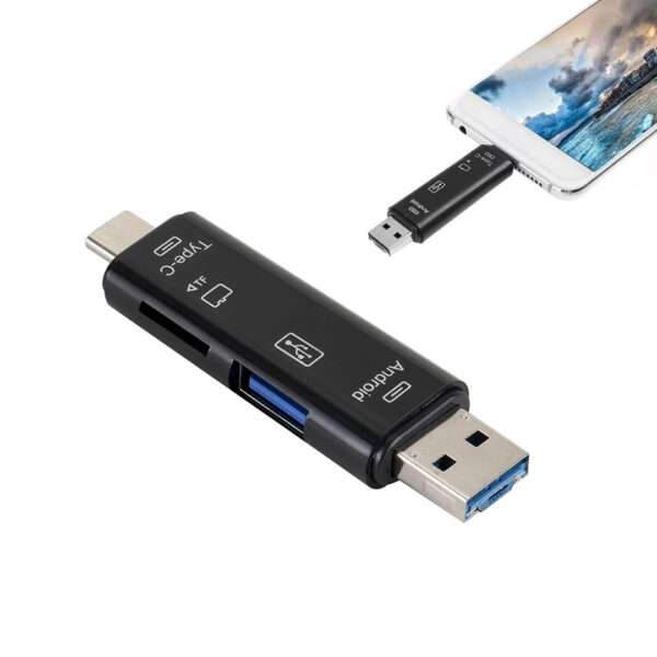 ADAPTADAOR OTG 3 EN 1 TIPO C (JTADAP095)