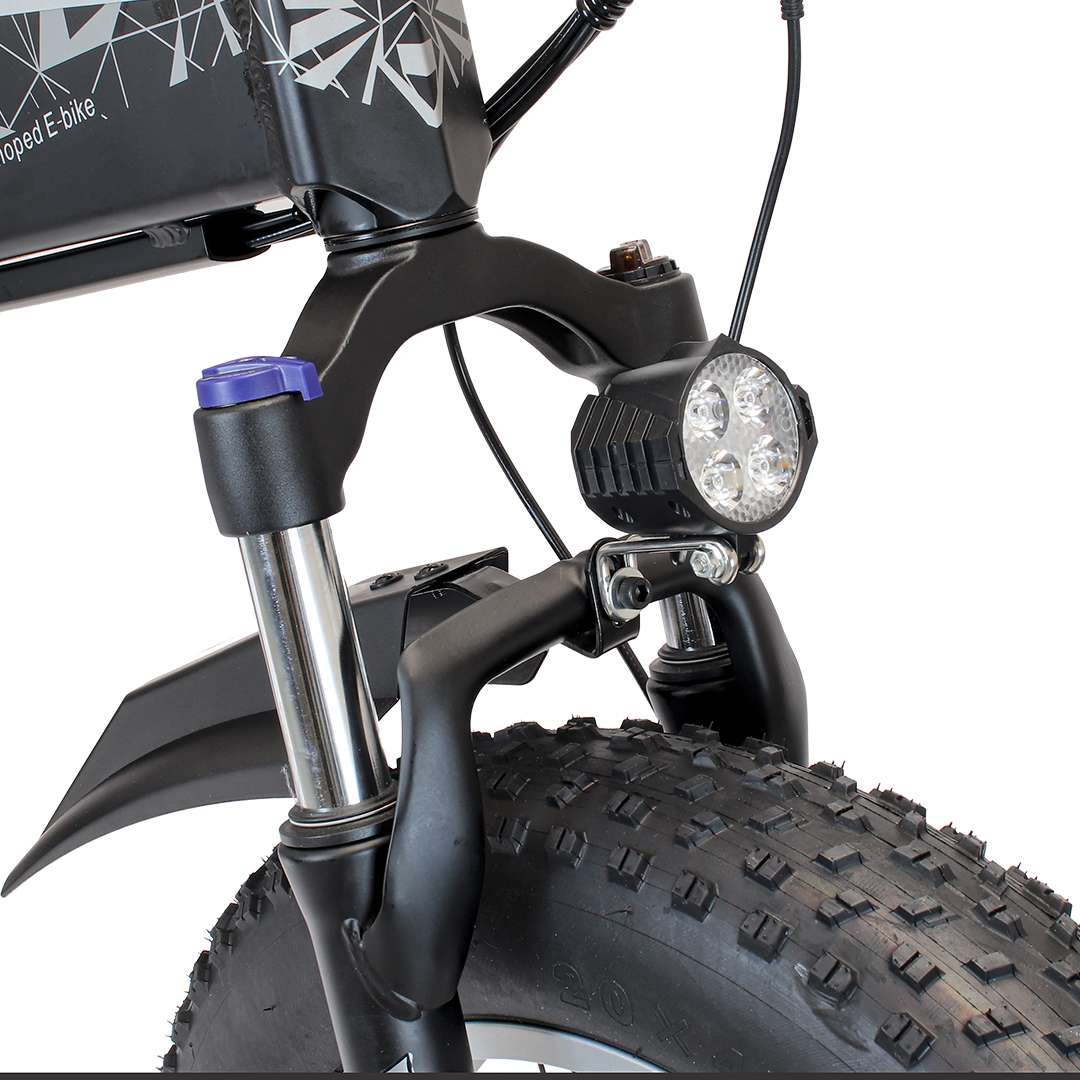 BICICLETA ELECTRICA GYROOR 20" EB028 PLEG NEGRA (JTGYR011) - Image 4