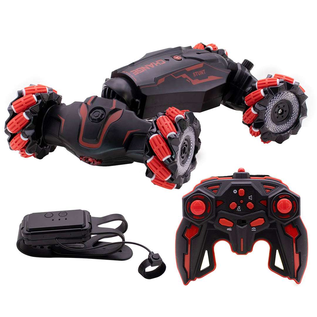 AUTO CON CONTROL REMOTO STUNT CLIMBING 360° ROJO (JTJUG936ROJ)