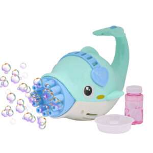 PISTOLA BURBUJAS 11 AGUJEROS  DELFIN AZUL (JTJUG944AZUL)