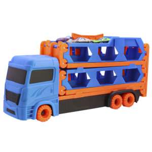 CAMION TRANSPORTA AUTOS PISTA PLEGABLE (JTJUG984)