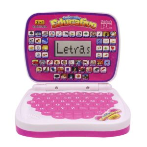 MINI LAPTOP EDUCATIVA DIDACTICA ROSA (JTJUG989ROS)