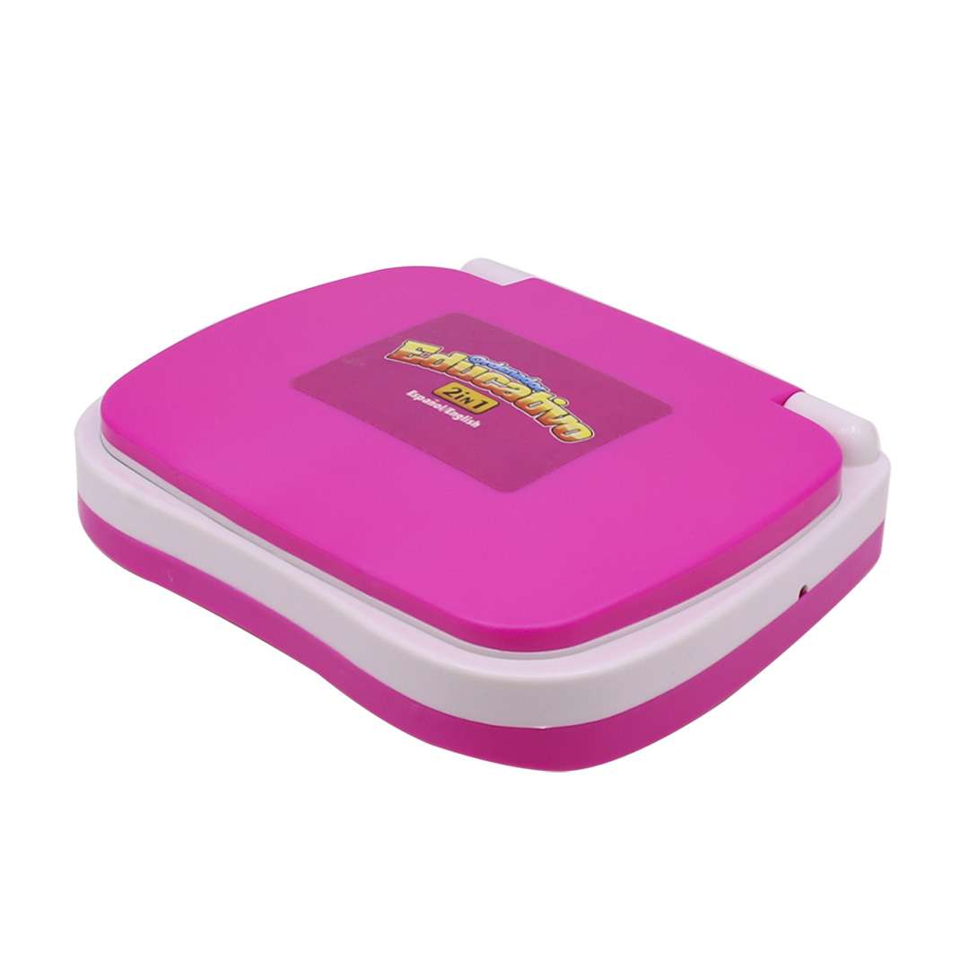 MINI LAPTOP EDUCATIVA DIDACTICA ROSA (JTJUG989ROS) - Image 3