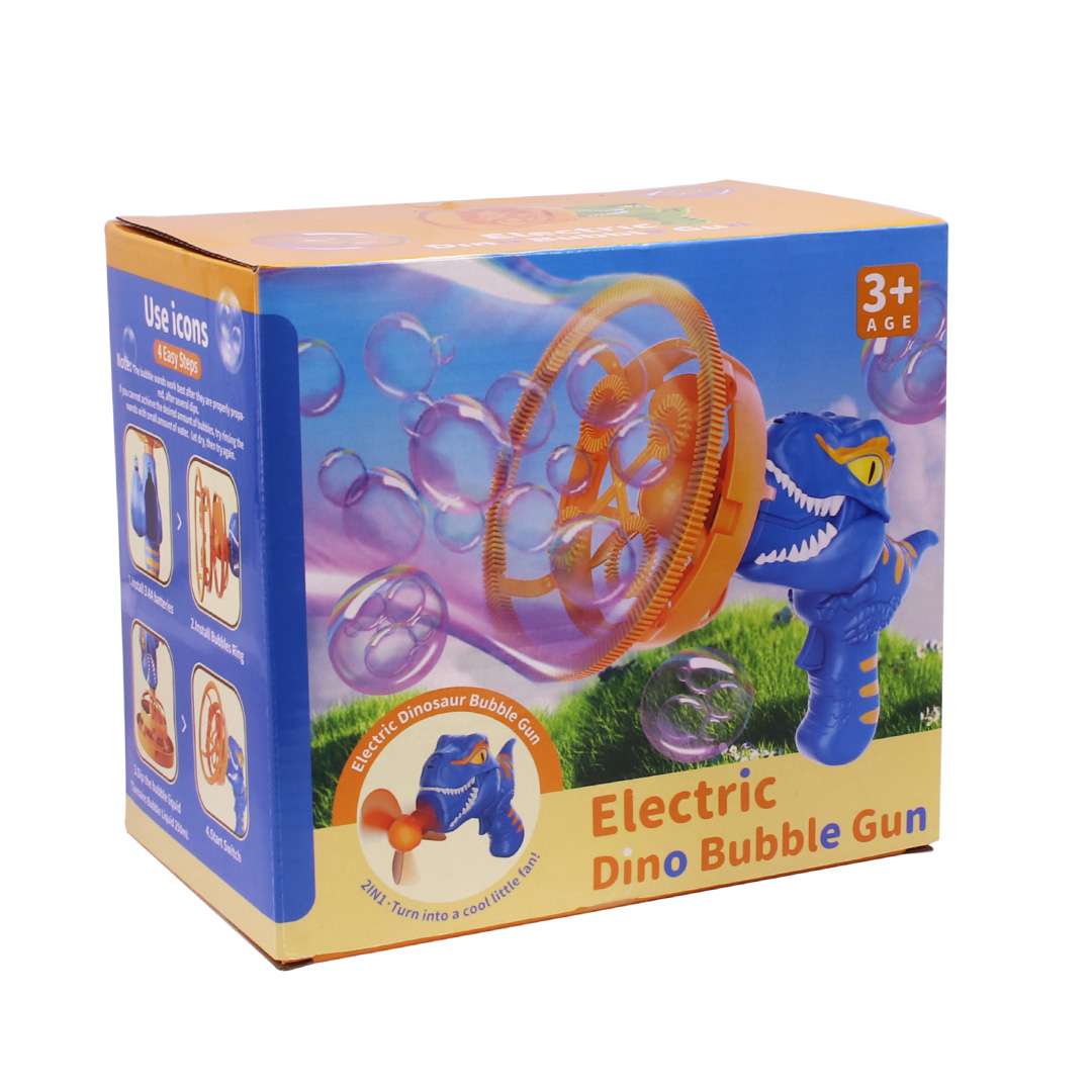 PISTOLA LANZA BURBUJAS DINOSAURIO VERDE (JTJUG994) - Image 2