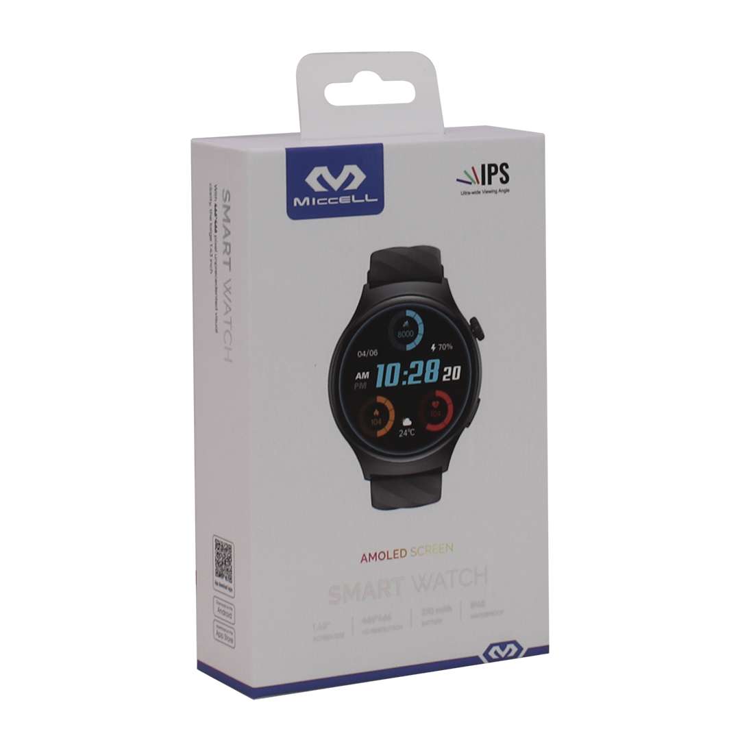 RELOJ SMARTWATCH MICCELL VQ-SM03 NEGRO (JTMICC083NEG) - Image 3
