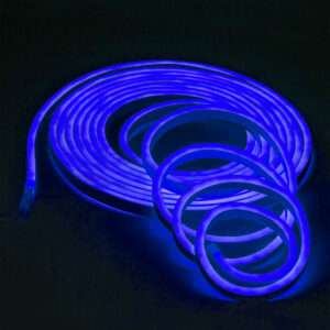 ROLLO LUZ LED NEON FLEXIBLE 5M 220V 12V AZUL (JTRLED043)