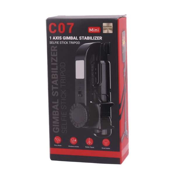 ESTABILIZADOR PARA CELULAR GIMBAL C07 NEGRO (JTACCEL339) - Image 2