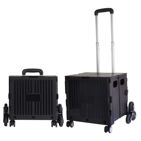 CARRO PORTATIL CAJA PLEGABLE CON RUEDAS Y MANGO (JTHOG1010)