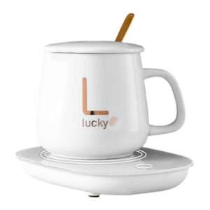TAZA CERAMICA CON BASE CALENTADOR USB BLANCO (JTHOG1016BLA)