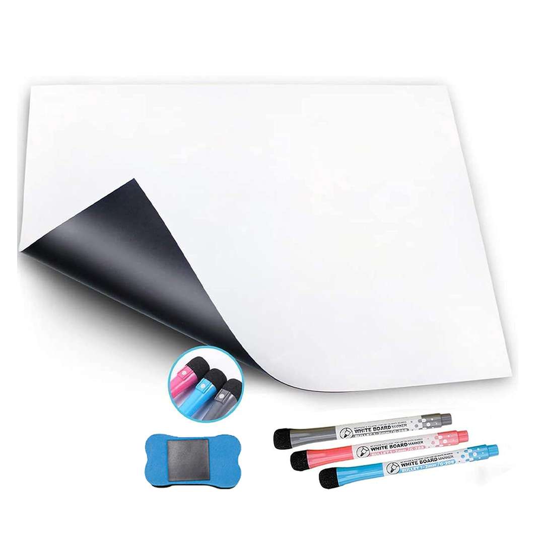 PEGATINA PIZARRA DE REFRIGERADOR MAGNETICA CON BOLÍGRAFOS (JTHOG671)