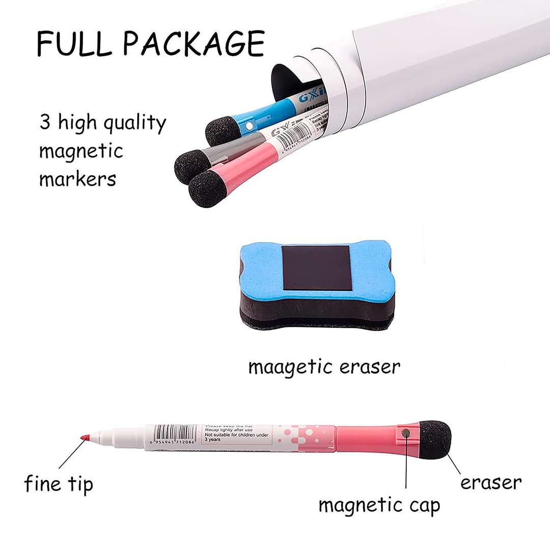PEGATINA PIZARRA DE REFRIGERADOR MAGNETICA CON BOLÍGRAFOS (JTHOG671) - Image 2