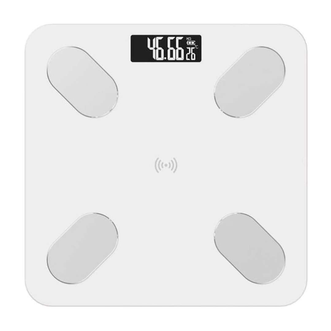 BALANZA DIGITAL BT CON MEDIDOR DE GRASA BLANCO (JTHOG943BLA)