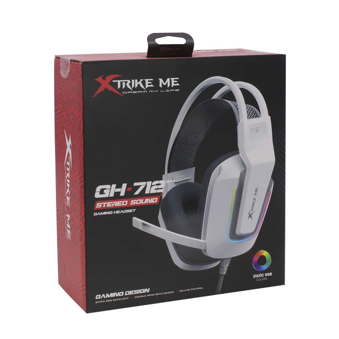 VINCHA AURICULAR GAMER XTRIKE ME GH-712 WH (JTXTRIKE120) - Image 3