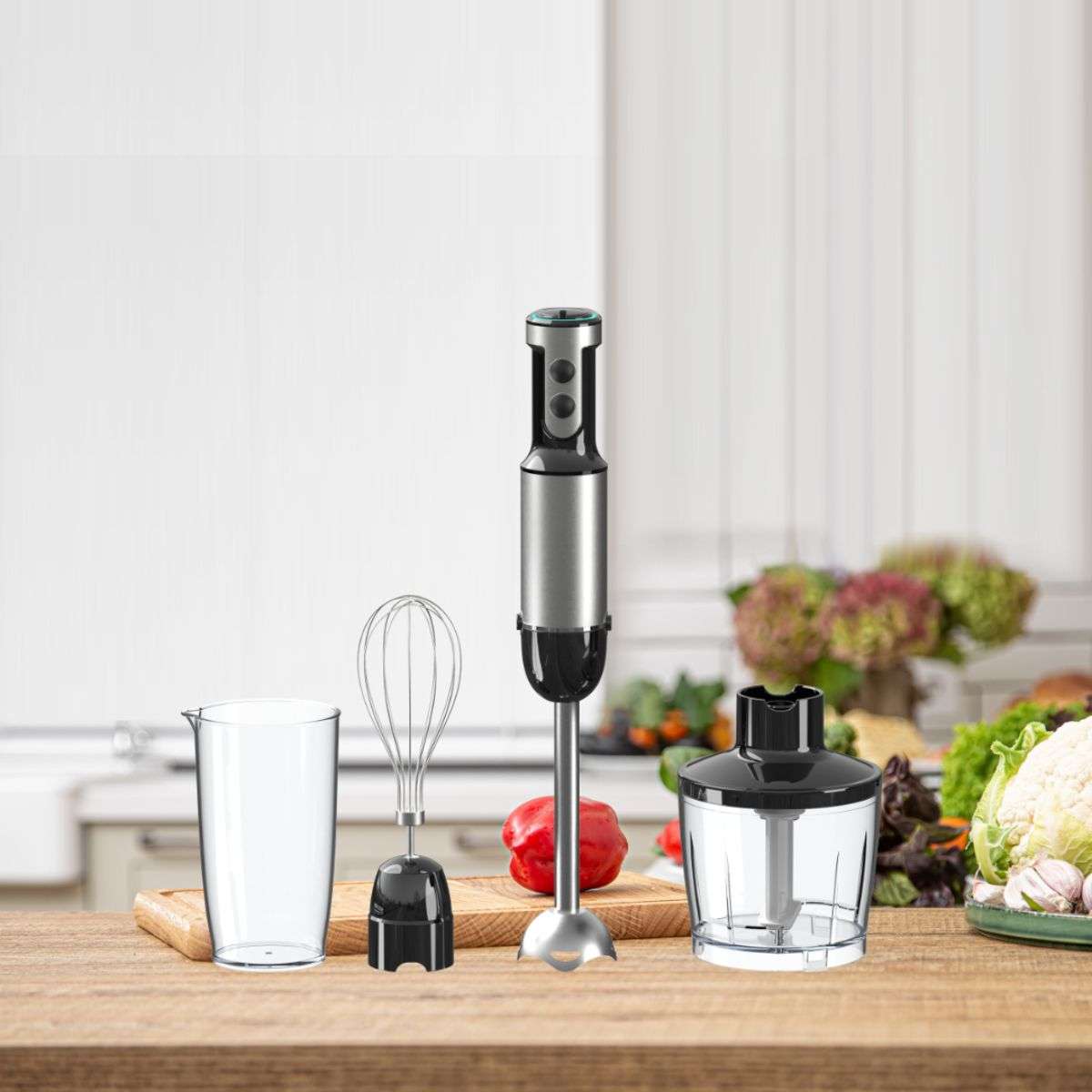 MIXER MARVO HBR-032 800W ACERO INOXIDABLE (JMARVO001) - Image 2