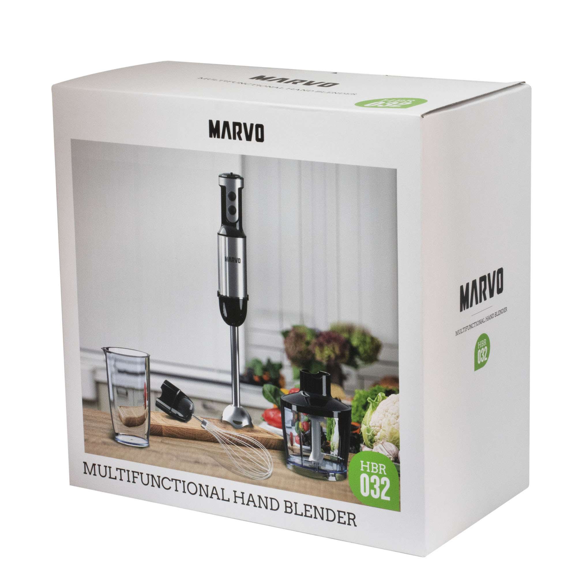 MIXER MARVO HBR-032 800W ACERO INOXIDABLE (JMARVO001) - Image 3