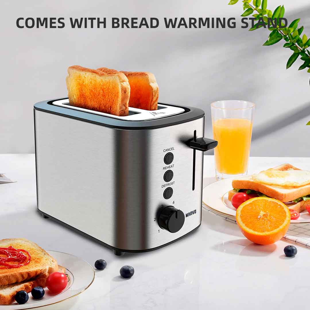 TOSTADORA MARVO HST-033 ACERO INOXIDABLE (JMARVO035) - Image 3