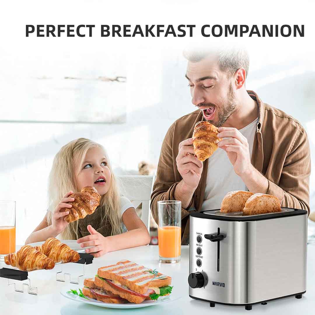 TOSTADORA MARVO HST-033 ACERO INOXIDABLE (JMARVO035) - Image 4