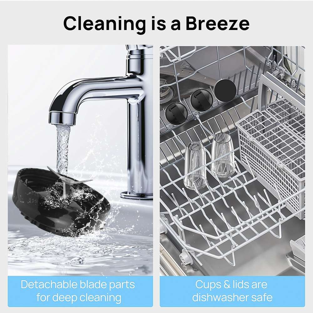 LICUADORA SHAKE MARVO HBR-145 NEGRO (JMARVO037) - Image 4