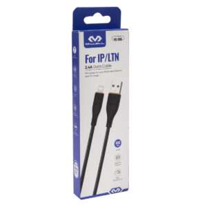 CABLE USB A LIGHTNING MICCELL VQ-D06 1M NEGRO (JTMICC058)