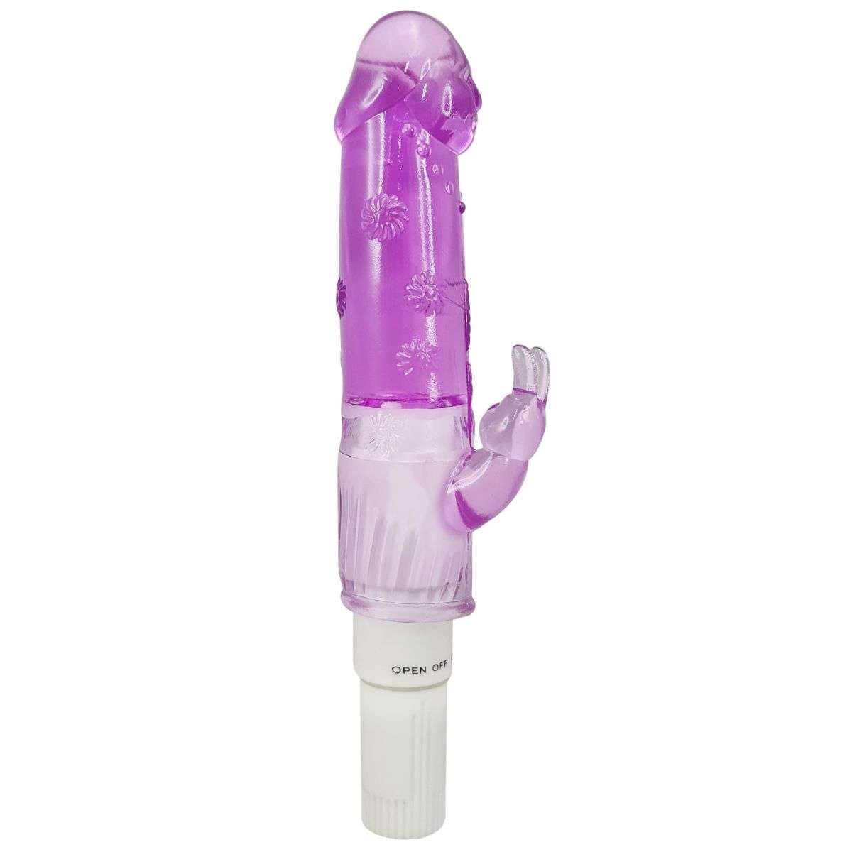 VIBRADOR SILICONA C/ESTIMULADOR (JTSEX006) - Image 2
