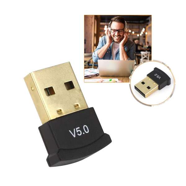 ADAPTADOR BLUETOOTH USB PARA PC 5.0 (JTADAP089)