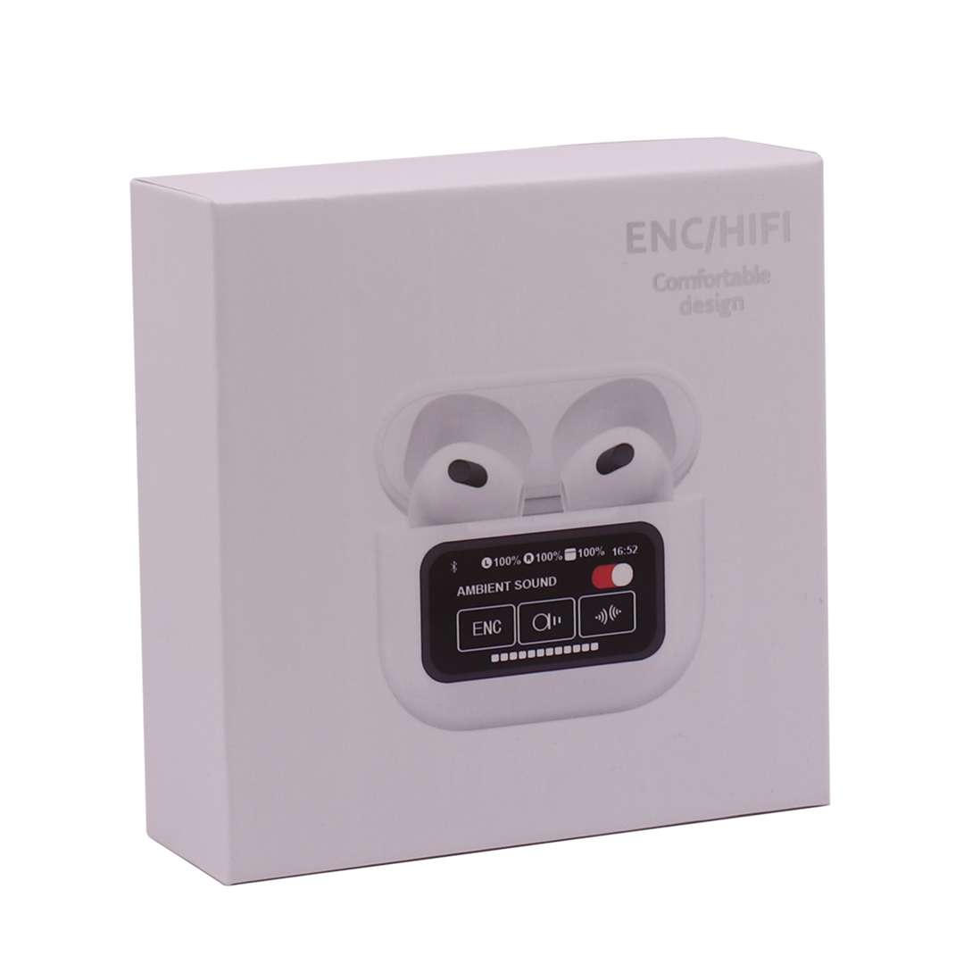 AURICULARES INALAMBRICOS CON DISPLAY PRO BLANCO (JTAUR516) - Image 3