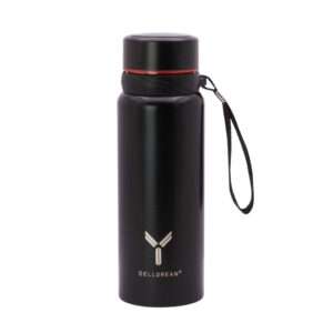 TERMO BOTELLA DELLOREAN 600ML NEGRO (JTDELLO001)