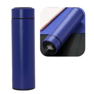 JARRA VASO TERMICO CON PANTALLA LED AZUL (JTHOG991AZU)
