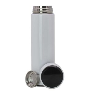 JARRA VASO TERMICO CON PANTALLA LED PLATEADO (JTHOG991BLA)