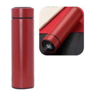 JARRA VASO TERMICO CON PANTALLA LED ROJO (JTHOG991ROJ)