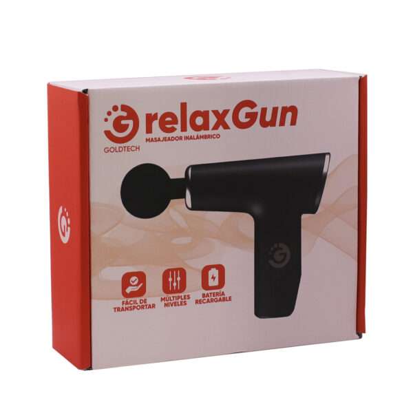 PISTOLA MASAJEADORA GOLDTECH RECARGABLE NEGRO (JTHOG994) - Image 3