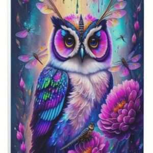 KIT PUZZLE DIAMANTE 5D DISEÑO BUHO (JTJUG332-3)