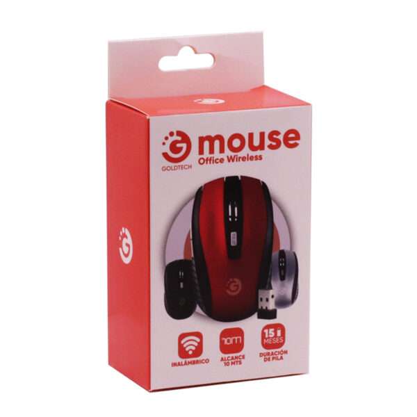 MOUSE INALAMBRICO GOLDTECH GRIS (JTACCPC229GRI) - Image 2