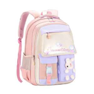 MOCHILA ESCOLAR KAWAII CONEJO VIOLETA (JTBOL062-2)