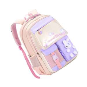 MOCHILA ESCOLAR KAWAII CONEJO VIOLETA (JTBOL062-2)
