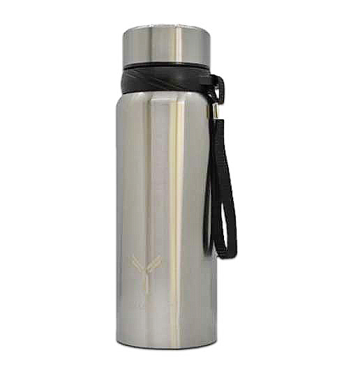 TERMO BOTELLA DELLOREAN 600ML GRIS (JTDELLO002)