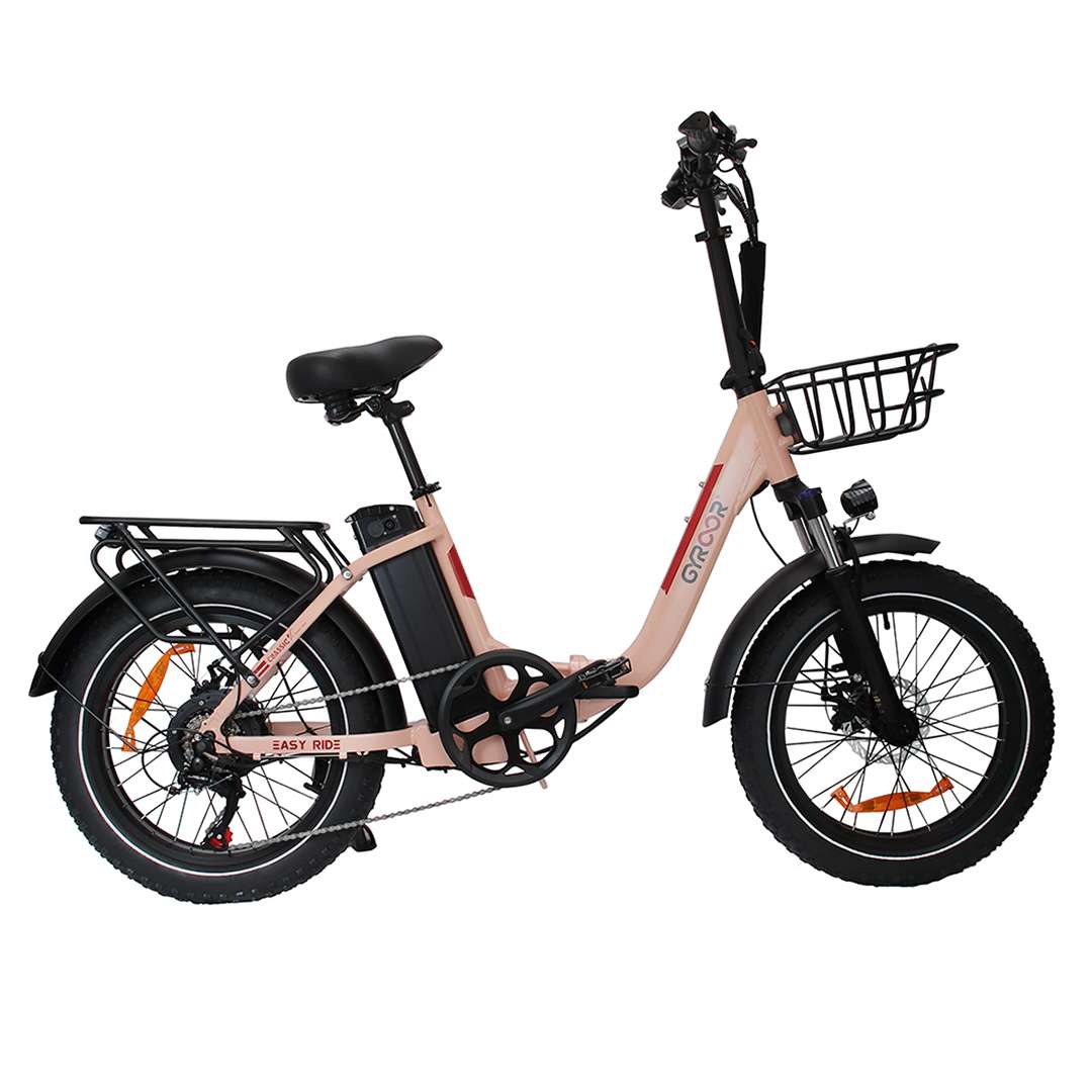BICICLETA ELECTRICA GYROOR 20" EB026 PLEG ROSA (JTGYR007ROS)