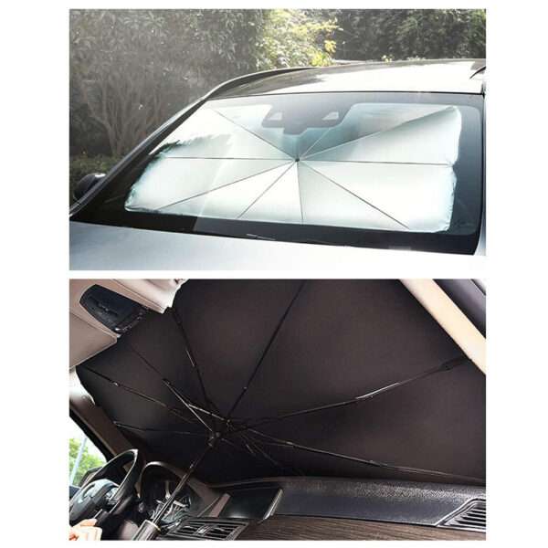 PARASOL PARAGUA DE AUTO PROTECCION UV 130x70CM NEGRO (JTHOG259) - Image 4