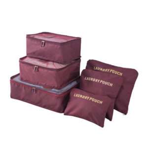 SET 6 PIEZAS ORGANIZADOR DE VALIJA BORDO (JTHOG826BOR)