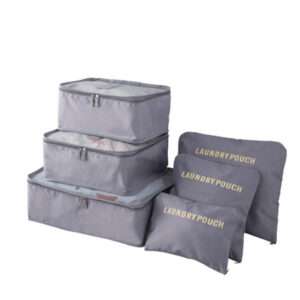 SET 6 PIEZAS ORGANIZADOR DE VALIJA GRIS (JTHOG826GRI)
