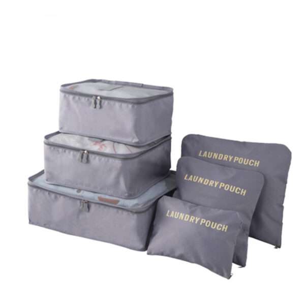 SET 6 PIEZAS ORGANIZADOR DE VALIJA GRIS (JTHOG826GRI)