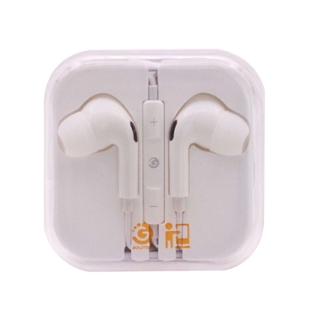 AURICULARES MANOS LIBRES GOLDTECH 3.5MM BLANCO (JTSTAND013)