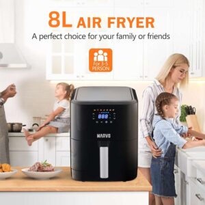 FREIDORA SIN ACEITE MARVO HAF-106 8L NEGRO (JMARVO040)