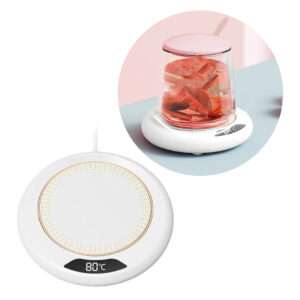 BASE CALENTADORA PARA TAZAS USB BLANCA (JTBAZ377BLA)