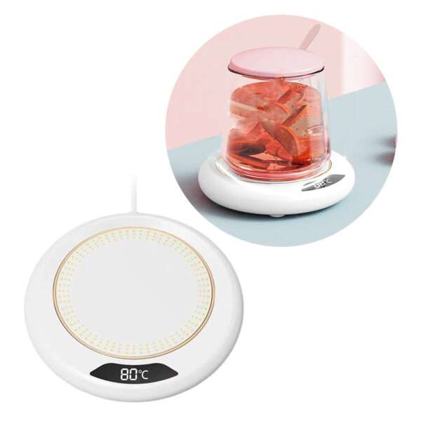 BASE CALENTADORA PARA TAZAS USB BLANCA (JTBAZ377BLA)