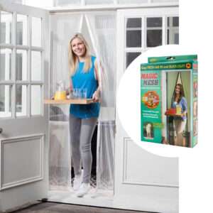 CORTINA MOSQUITERO MAGNETICO P/PUERTA BLANCO (JTHOG936BLA)
