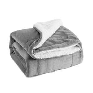 MANTA CORDERITO 1 PLAZA 200X150CM GRIS (JTHOG945GRIS)