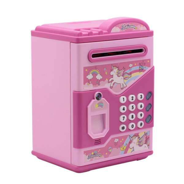 ALCANCIA INFANTIL CON NUMEROS LUZ Y SONIDO ROSADO (JTJUG318UNI)