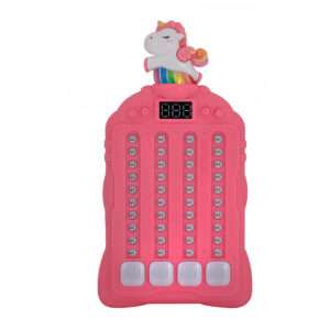 CONSOLA JUEGO DE RITMO POP LUZ Y SONIDO UNICORNIO (JTJUG320UNI)